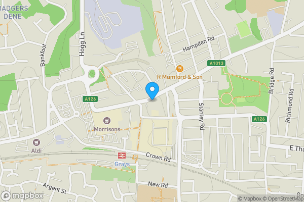 Map location for 34 Queensgate Centre, Orsett Road , Grays , rm17 5df