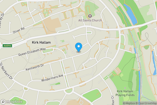 Map location for Hillcrest, Kenilworth Drive, Ilkeston, Derbyshire, DE7 4RW