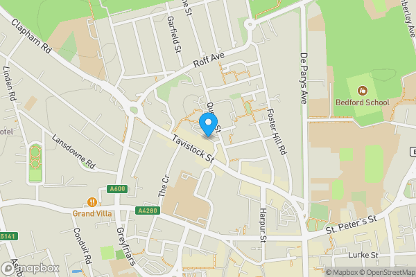 Map location for Storage Unit, Boswell Place, Bedford, Bedfordshire, MK40 2PX