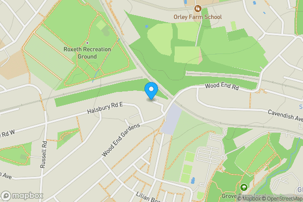 Map location for 6 Ross Close, Northolt, Middlesex, UB5 4GZ