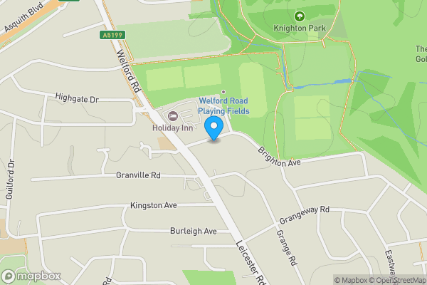 Map location for 9 Brighton Avenue, Wigston, Leicestershire LE18 1JA