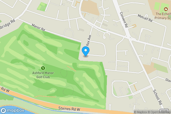 Map location for 13 Gilmore Crescent, Ashford, Middlesex, TW15 2DE