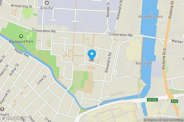 Map location for 24 Frederick Street, Grimsby DN31 1RG