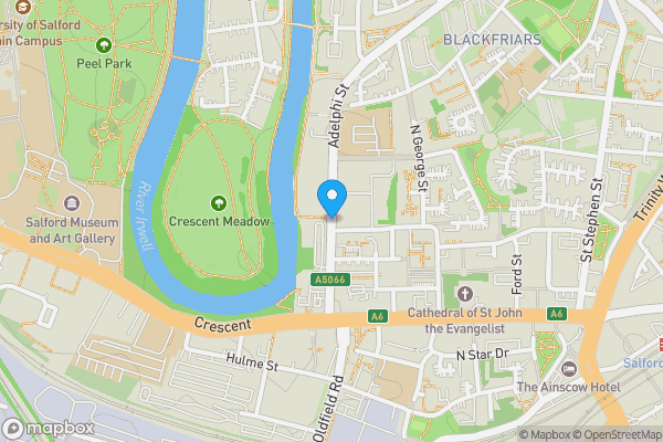 Map location for Adelphi Street, Greater Manchester, M3 6DZ