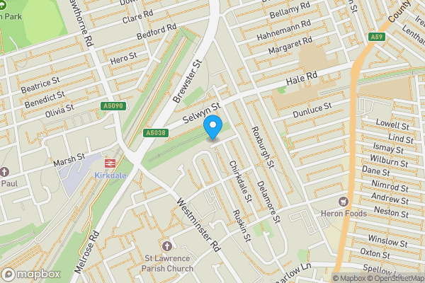 Map location for 26 Cairo Street, Liverpool L4 3UA