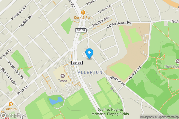 Map location for Flat 11 212 Allerton Road, Liverpool, Merseyside, L18 6JN