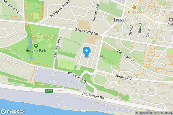 Map location for 5,7,9-11,13,15 Bilbrough Gardens, Newcastle upon Tyne, Tyne and Wear NE4 8YA