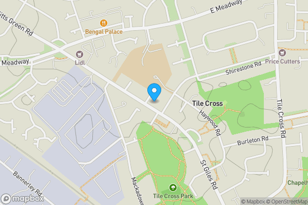 Map location for 152 St. Giles Road, Hodge Hill, Birmingham, B33 0HL