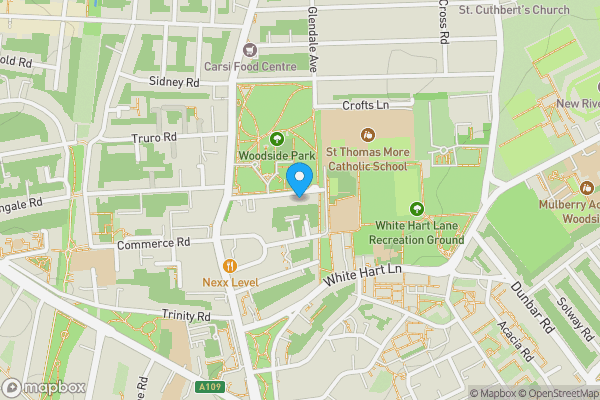 Map location for 9 Earlham Grove, Wood Green, N22 5HJ