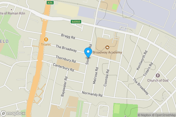 Map location for Stoneleigh Road, Birmingham, West Midlands, B20 3AR