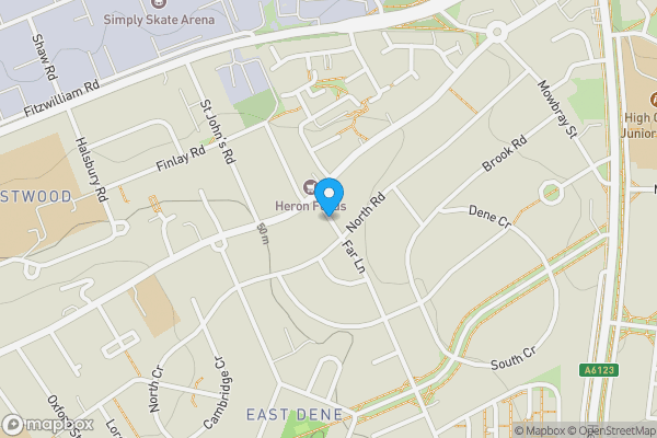 Map location for Land At Far Lane, East Dene, Rotherham, South Yorkshire S65 2RZ