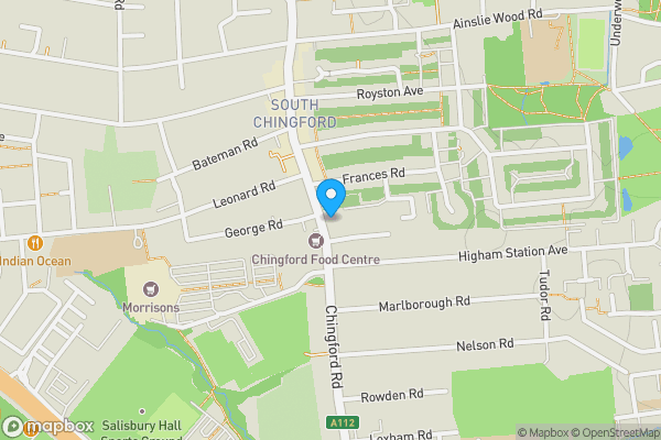 Map location for Land and garages rear of 10 Chingford Mount Road, London E4 9AB
