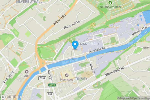 Map location for 8/5 Rosevale Street, Hawick, Scottish Borders TD9 8AD