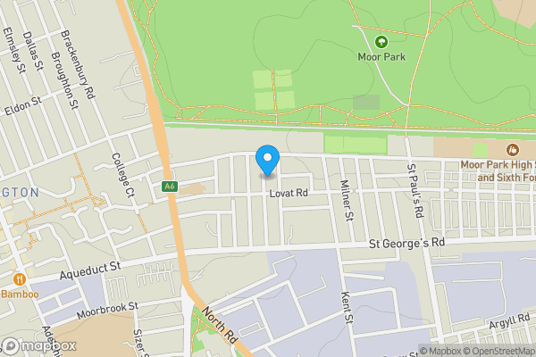 Map location for 35 Arkwright Road, Preston PR1 6BY