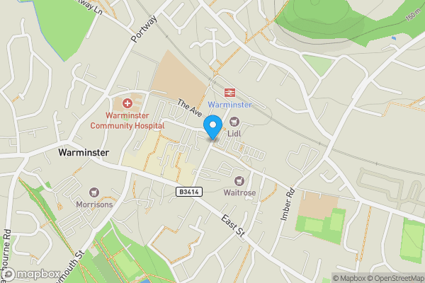 Map location for Station Road, Warminster, BA12