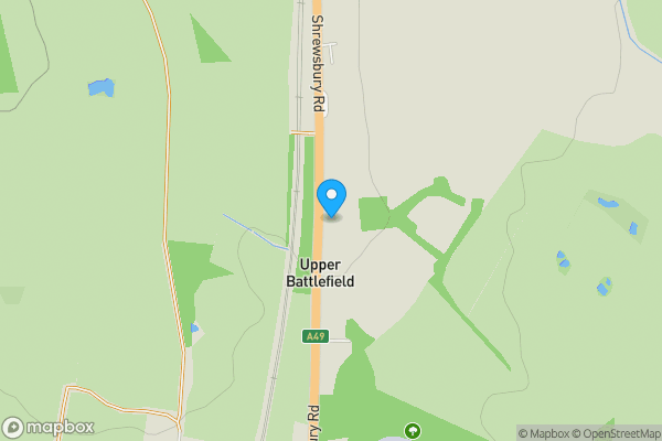 Map location for Upper Battlefield, Shrewsbury, Shropshire, SY4 4AA
