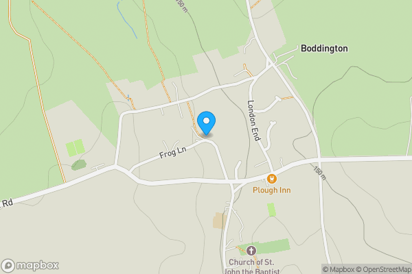 Map location for 14 Frog Lane, Upper Boddington, Daventry, Northamptonshire, NN11 6DJ