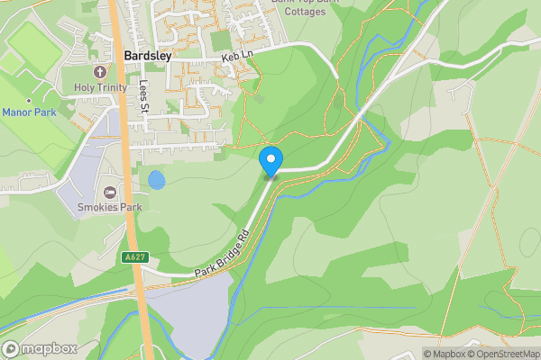 Map location for Ten Houses, Park Bridge, Oldham, Greater Manchester, OL8