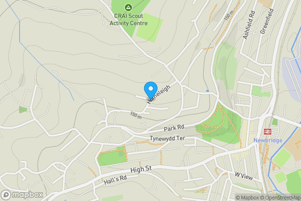 Map location for Homeleigh, Newport, NP11 4RR