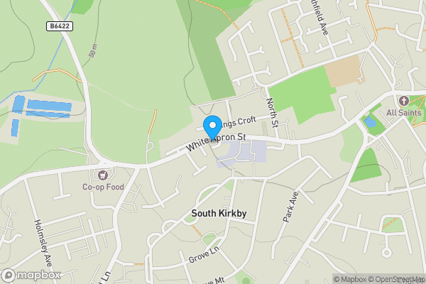 Map location for 34 White Apron Street, South Kirkby, Pontefract , West Yorkshire WF9 3LH