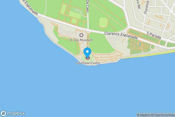 Map location for Spitbank Fort, Solent, Hampshire, PO5 3PA