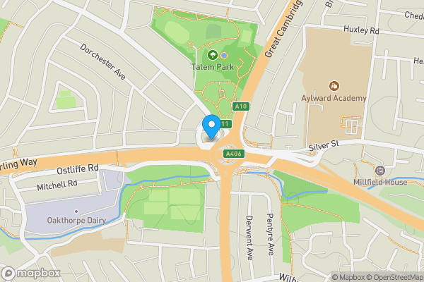 Map location for Paragraph Hotel, 6 Cheapside, North Circular Road, London, N13 5ED