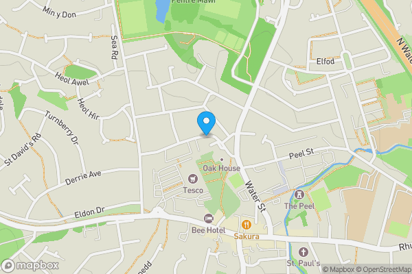 Map location for Plas Hyfryd Groes Lwyd, Abergele, Conwy, LL22 7SU