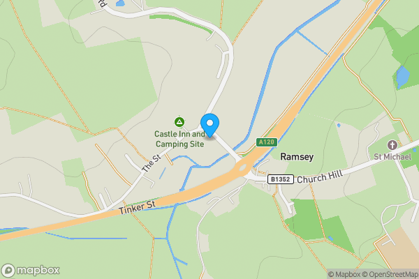 Map location for 5 Main Road, Ramsey, Harwich, Essex, CO12 5EY