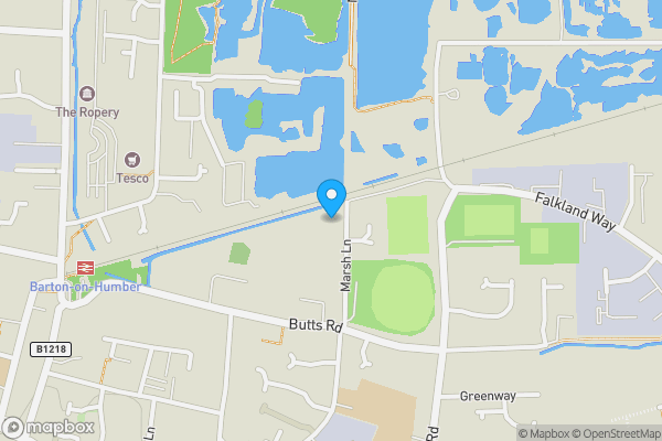 Map location for Marsh Lane, BARTON-UPON-HUMBER, South Humberside, DN18 5JD