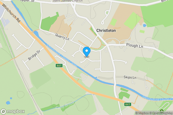 Map location for Hawthorn Road, Chester, Cheshire, CH3 7BL