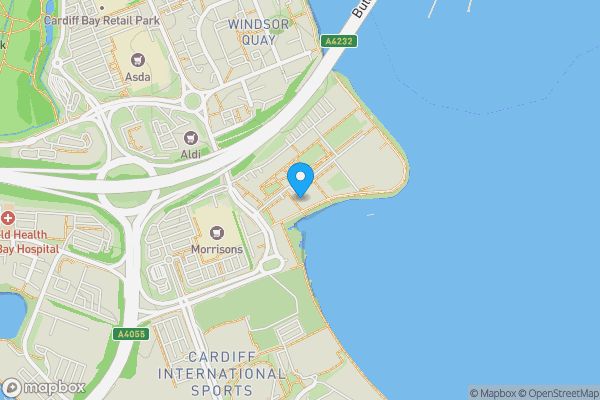 Map location for Apartment 32, Breakwater House, Ferry Court, CARDIFF, South Glamorgan, CF11 0JQ