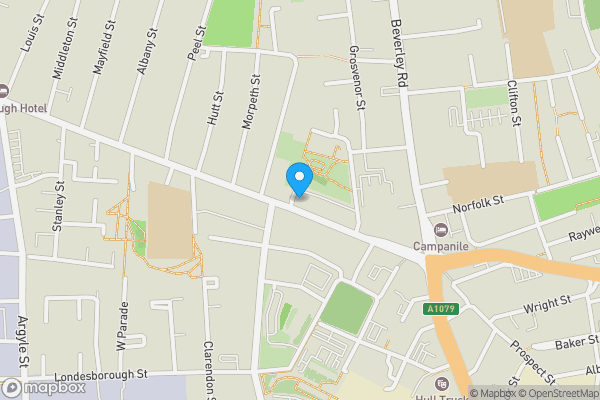 Map location for 82 Spring Bank, Hull, North Humberside, HU3 1AB