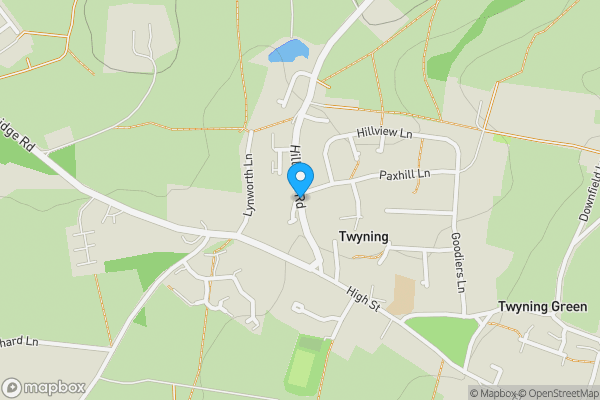 Map location for Blueberry Hill, Hillend Road , Twyning, GL20 6JL