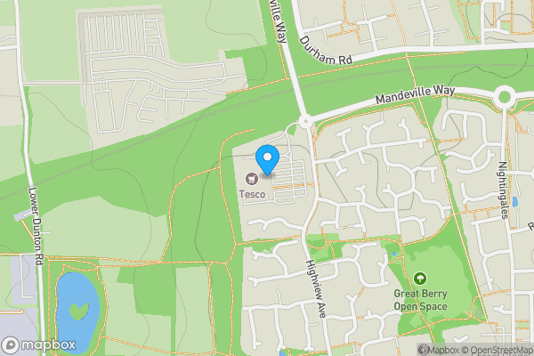 Map location for Land off, Mandeville Way, Laindon, Basildon, SS15 6TJ