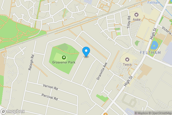 Map location for 68 Southcote Avenue, Feltham, Middlesex, TW13 4EG
