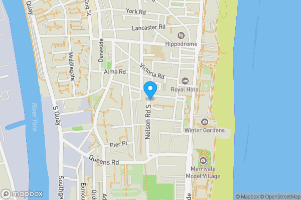 Map location for 25, Camperdown, GREAT YARMOUTH, Norfolk, NR30 3JB