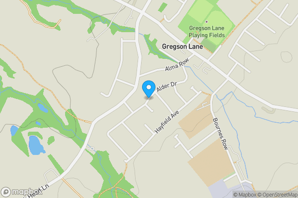 Map location for Alder Drive, Preston, Lancashire, PR5 0AD