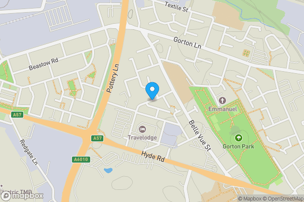 Map location for Birch Street, Manchester, M12 5NS, Gorton