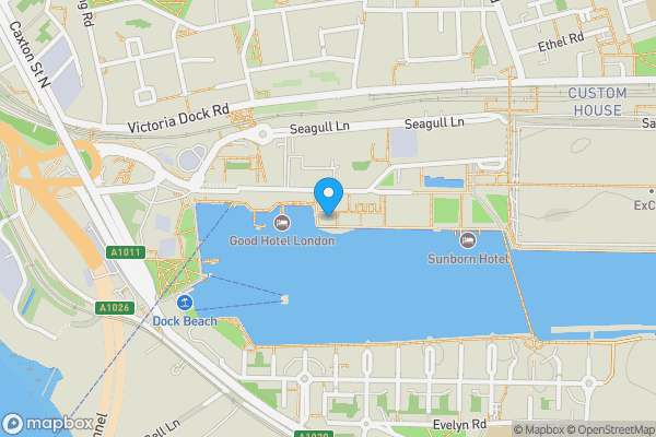 Map location for Coral Apartments, Western Gateway, London, E16