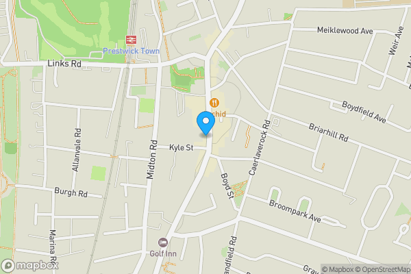 Map location for 56a Main Street, Prestwick, South Ayrshire, KA9 1NX