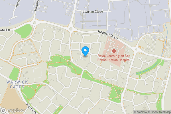 Map location for 7 Parolles Close, Heathcote, Warwick, Warwickshire CV34 6GL