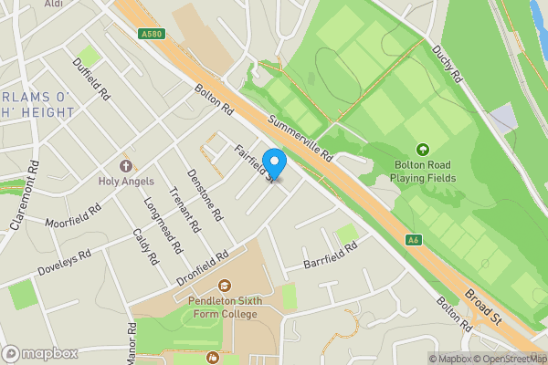 Map location for Halstead Avenue, Salford, Lancashire, M6 7EP