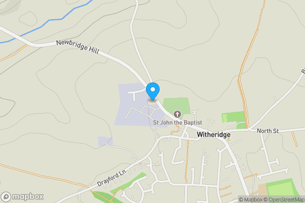 Map location for Toll Gate Bungalow, 15 Church Street, Witheridge, Tiverton, Devon, EX16 8AP
