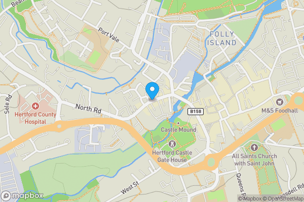 Map location for 22/24 St Andrew Street, Hertford, Hertfordshire SG14 1JA