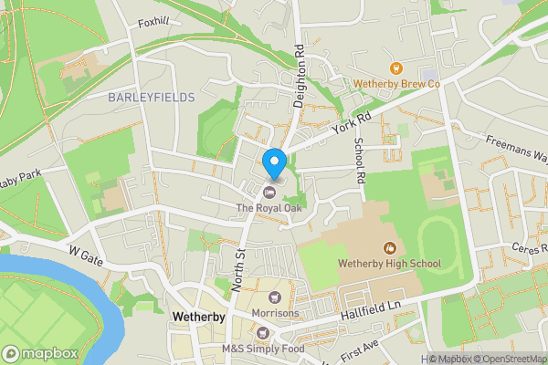 Map location for Farriers Court, WETHERBY, West Yorkshire, LS22 6AE