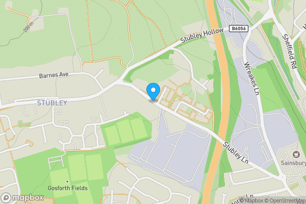 Map location for Stubley Lane, Dronfield, Derbyshire, S18 1PG