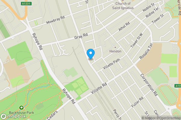 Map location for 44 Toward Road, Sunderland, Tyne and Wear SR2 8JF