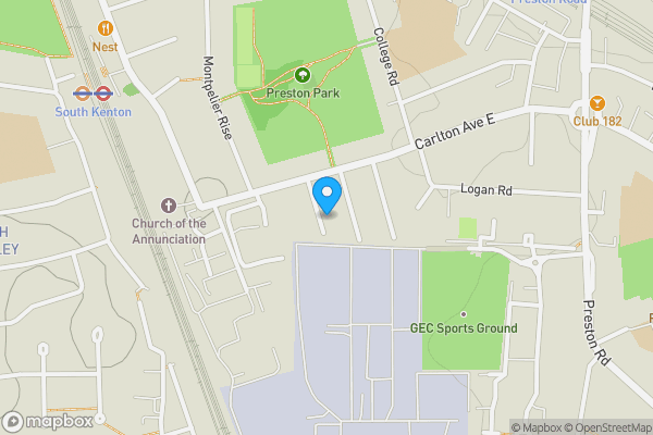 Map location for 15 Third Avenue, Wembley, HA9 8QE