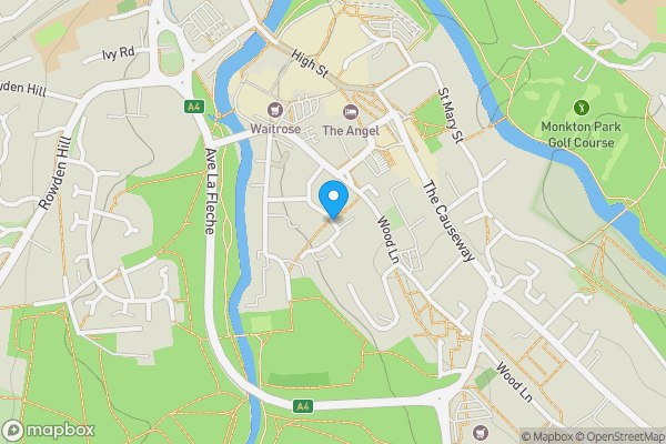 Map location for Flowers Yard, CHIPPENHAM, Wiltshire, SN15 3BN