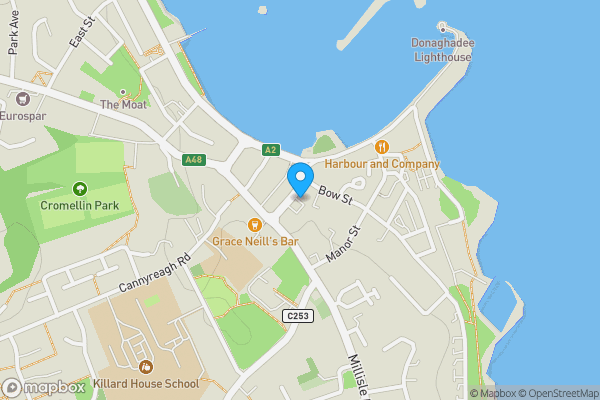 Map location for 1-3 New Street, Donaghadee, County Down, BT21 0AG